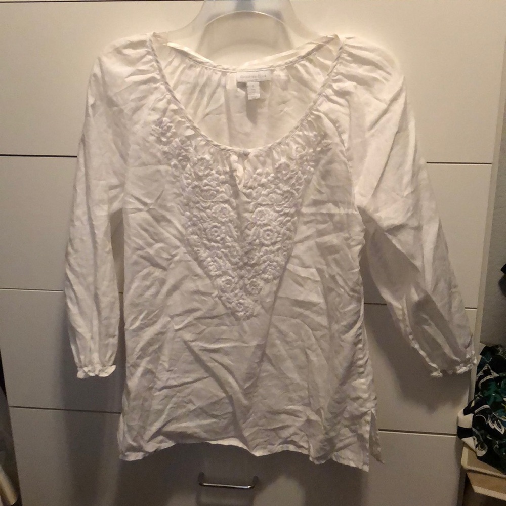 White Linen top